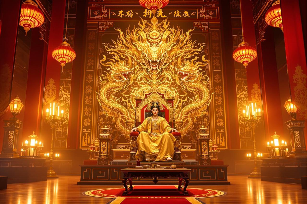 激情影视出品古装权谋剧《锦绣未央》华丽海报